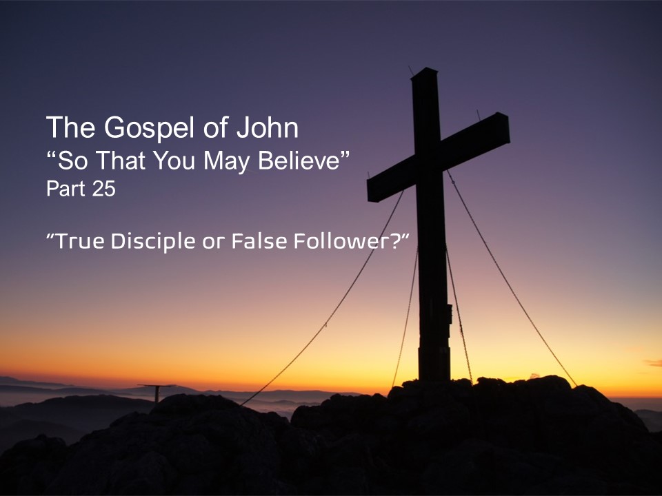 True Disciple or False Follower