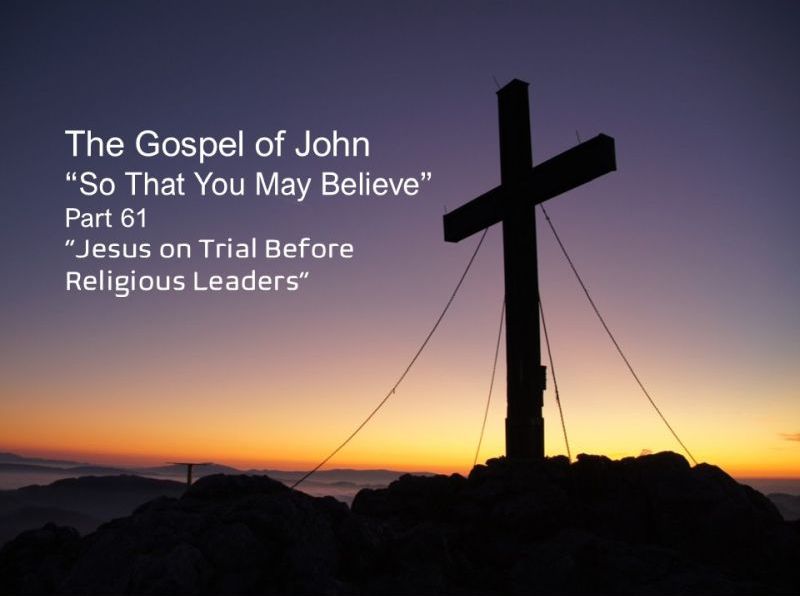 Jesus on Trial Before the Religious Leaders