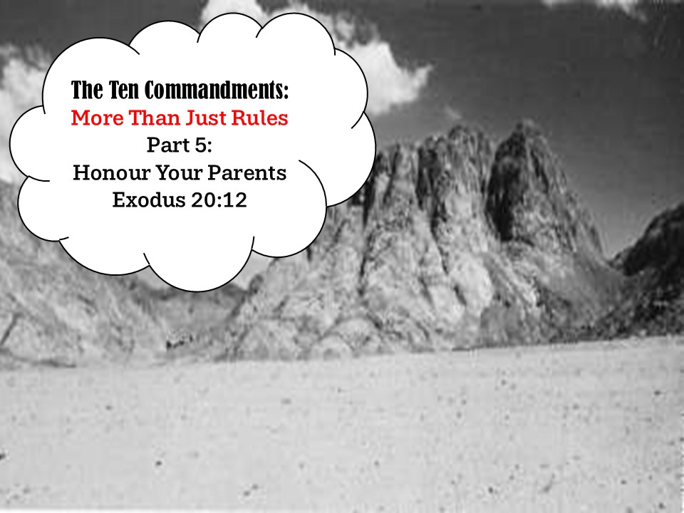 Honour Your Father and Mother