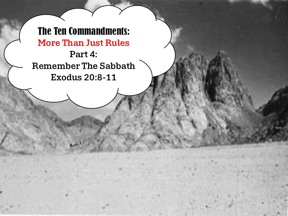 Remember the Sabbath