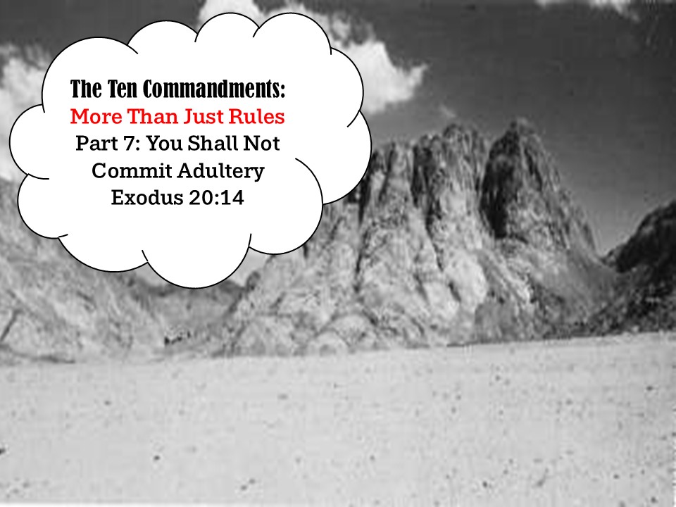 You Shall Not Commit Adultery