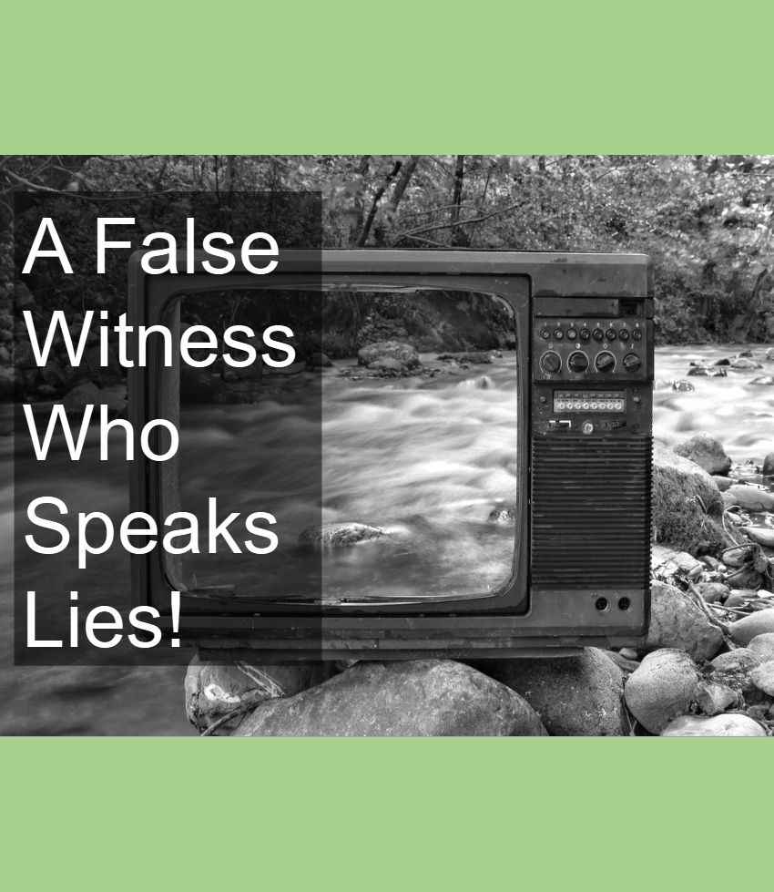 A False Witness Who Speaks Lies